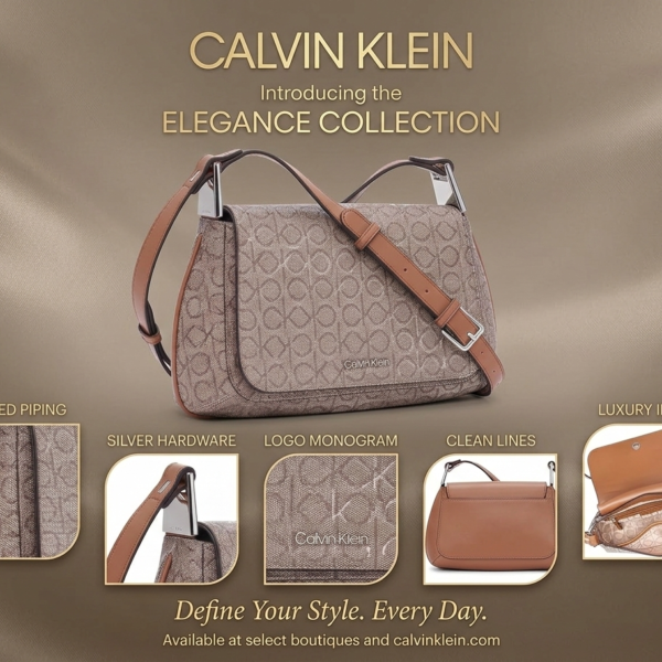 Calvin Klein womens Charlie Flap Crossbody