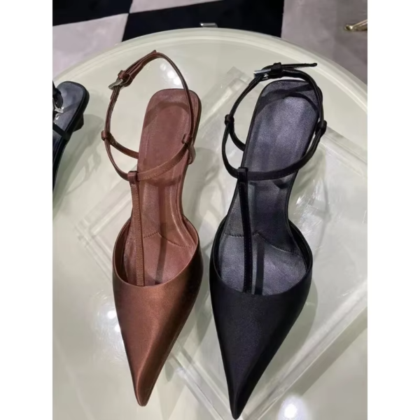 Shoes for Women Sexy Pointed Toe Women's Sandals Comfortable Low Heel Trendy Sandal Simple Versatile Large Size Pumps